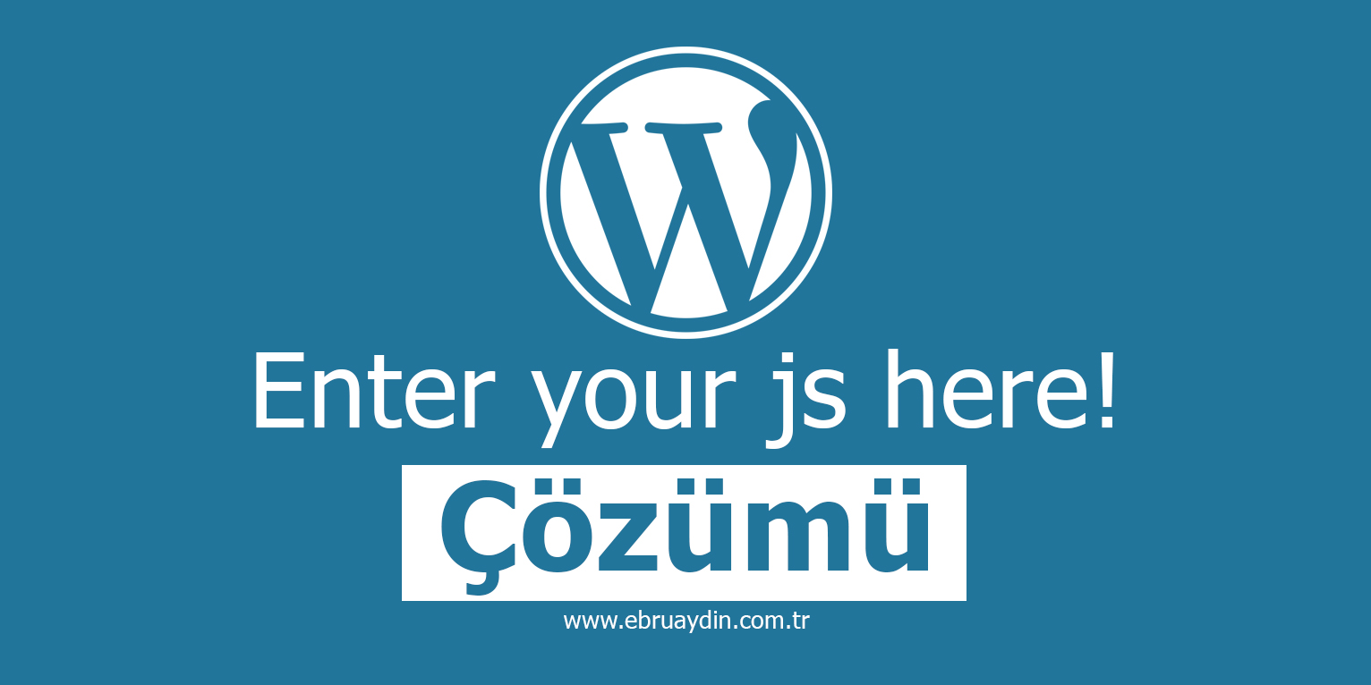 enter-your-js-here-hatasi-ve-cozumu
